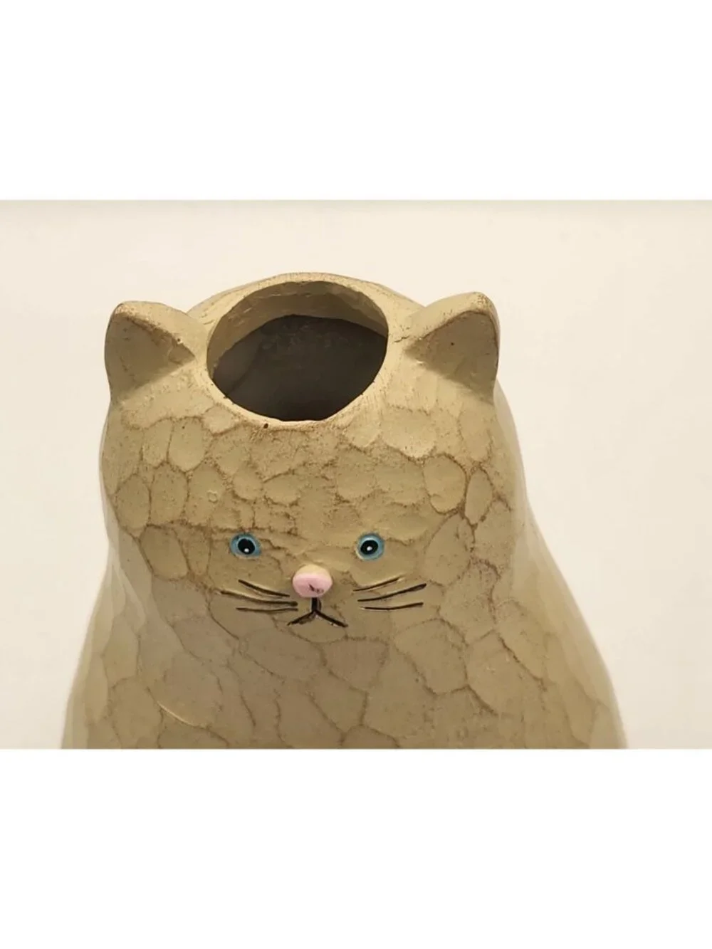 Handmade Cat Vase Exquisite Cat Shaped Flower Vase Cat Statue